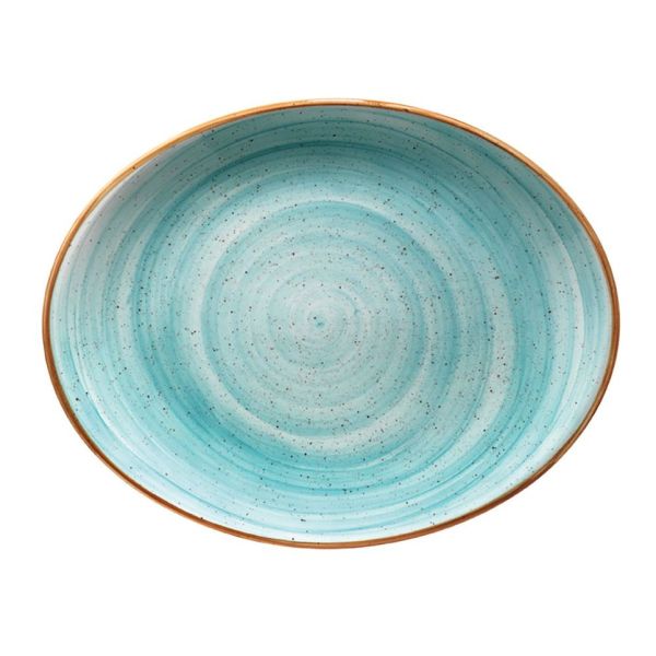 Aqua Moove Oval Plate 36*28 cm