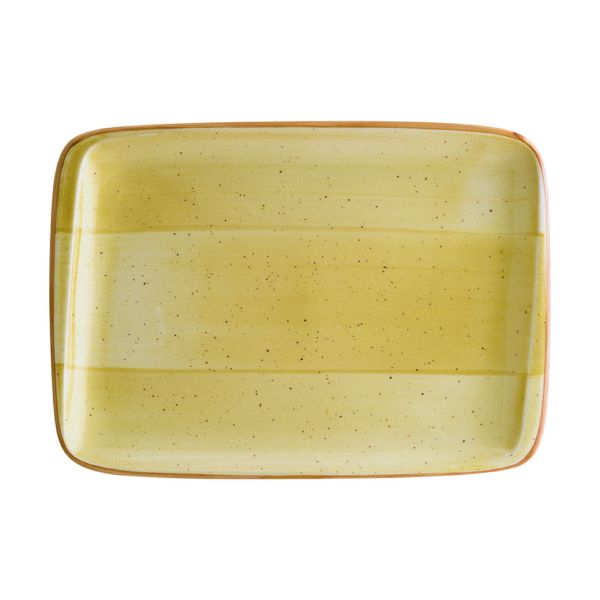 Amber Moove Rectangular Plate 23*16 cm