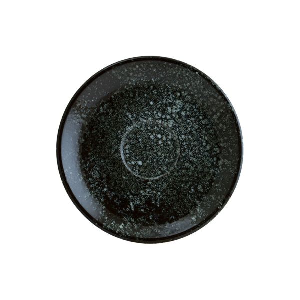 Cosmos Black Gourmet Coffee Saucer 12 cm