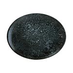 Cosmos Black Moove Oval Plate 31*24 cm