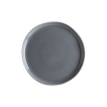 Porcelain Gris Cras Flat Plate 21 cm