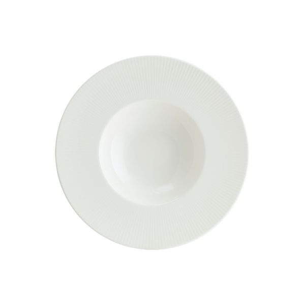 Iris White Banquet Deep Plate 28 cm 400 cc