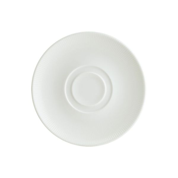 Iris White Gourmet Consomme Plate 19 cm