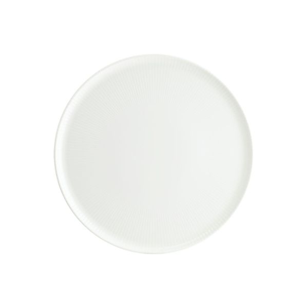 Iris White Gourmet Flat Plate 32 cm