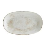 Nacrous Matt Gourmet Oval Plate 15*8.5 cm