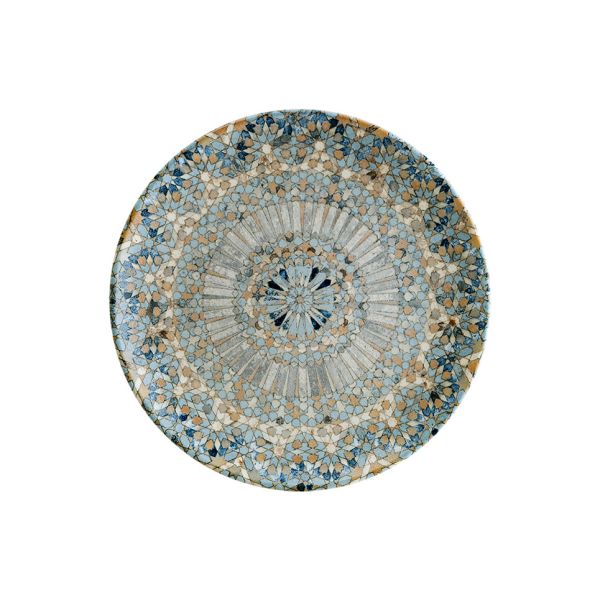 Luca Mosaic Matt Gourmet Flat Plate 17 cm