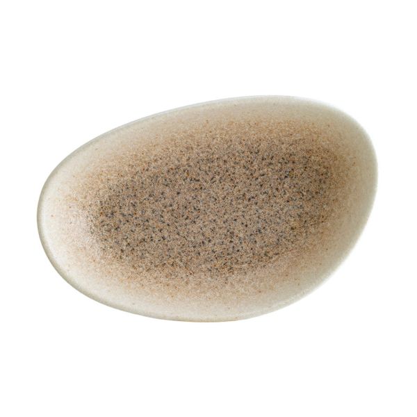 Porselen LUCA Somon Vago Oval Kayık Tabak 15*8.5 cm