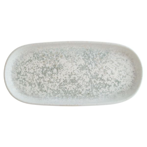 Lunar Ocean Blue 21cm oval dish