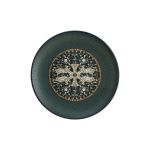 Mesopotamia Mosaic Anthracite Gourmet Flat Plate 17 cm