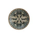 Mesopotamia Mosaic Black Bloom Deep Plate 23 cm 1000 cc