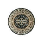 Mesopatamia Mosaic Black Gourmet Flat Plate 19 cm