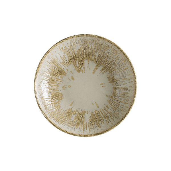 Porcelain Sand Snell Bloom Deep Plate 23 cm 1000 cc