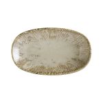 Porcelain Sand Snell Gourmet Oval Platter 19*11 cm