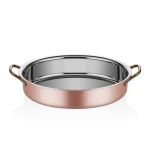 MM Copper Oval Deep Dish 25*17*6 cm