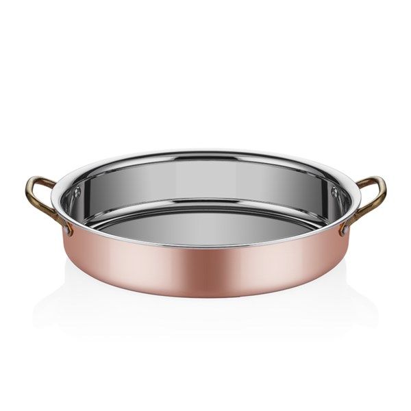 MM Copper Oval Deep Dish 25*17*6 cm