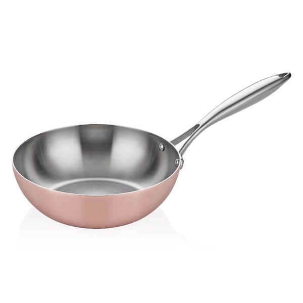 Elite MM Copper Wok-pannu 24 cm