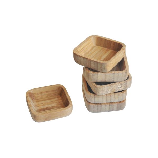 Hemp - 6 Pcs Square Sauce Bowl