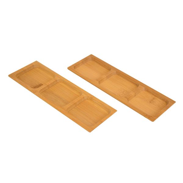 Almeria - 2 Pcs. 3 Part Sauce Plate