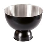 Steel Punch Bowl Ø32xh26 cm (Black)