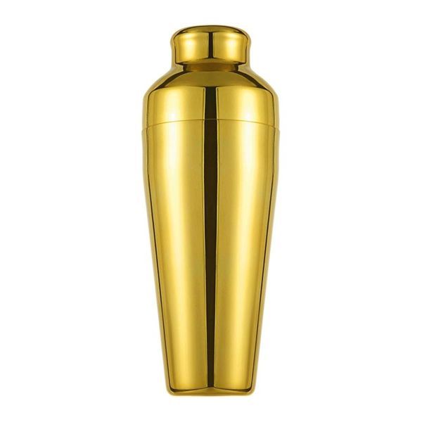 French Model Stainless Steel Shaker (Gold) (600 cl)