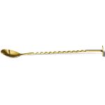 Bar Spoon Twisted 27 cm Gold