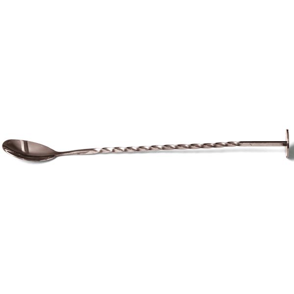 Bar Spoon Twisted 27 cm Copper Colored