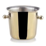 Steel Bottle Bucket No:1 (Gold) (17,5x13xH:15 cm)