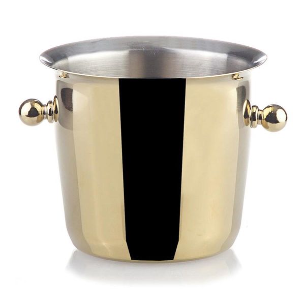 Steel Bottle Bucket No:1 (Gold) (17,5x13xH:15 cm)