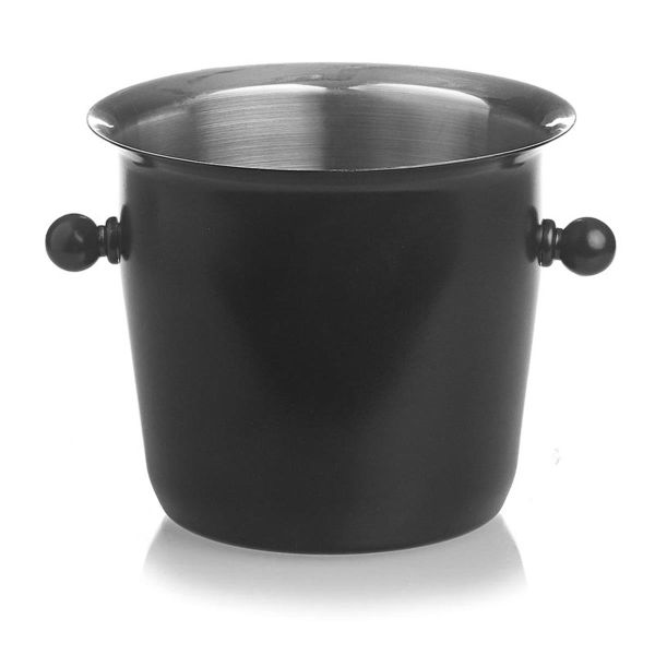 Steel Bottle Bucket No:1 (Black) (17,5x13xH:15 cm)