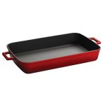 Cast Iron Rectangle Roaster . Dual Handle, 22X30cm