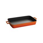 Cast Iron Rectangle Roaster . Dual Handle, 26X40cm