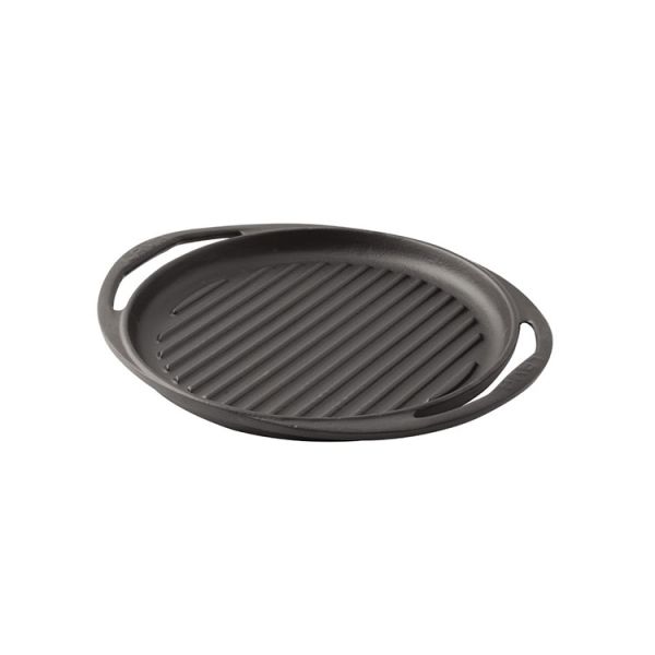 Cast Iron Round Griddle Pan. 1-Handle, Dia. Ø 28cm