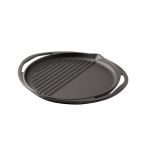 Cast Iron Round Griddle Pan. 1-Handle, Dia. Ø 30cm