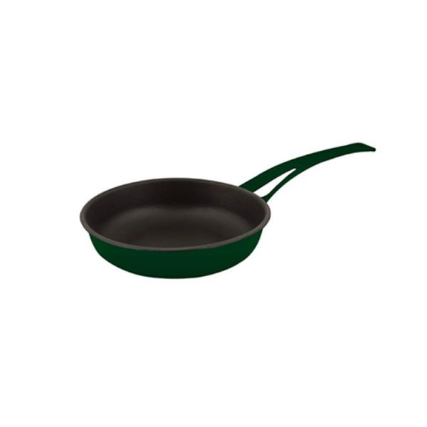 Cast Iron Round Frying Pan. Long-Stem, Dia. Ø 24cm