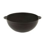 Cast Iron Round Deep Casserole. 1-Handle, Dia. Ø 30cm