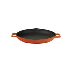 Cast Iron Round Frying Pan. Dual Handle, Dia. Ø 26cm