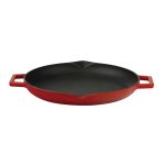 Cast Iron Round Frying Pan. Dual Handle, Dia. Ø 30cm