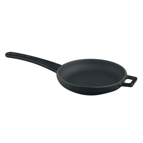 Cast Iron Round Frying Pan. Long-Stem, Dia. Ø 16cm