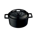 Cast Iron Pot Black 20 cm