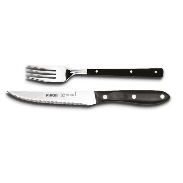 Steak Knife Set With Fork 12 Cm