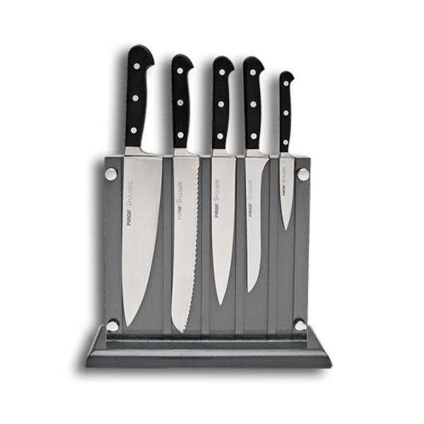 Knife Set With Block 5 Pcs